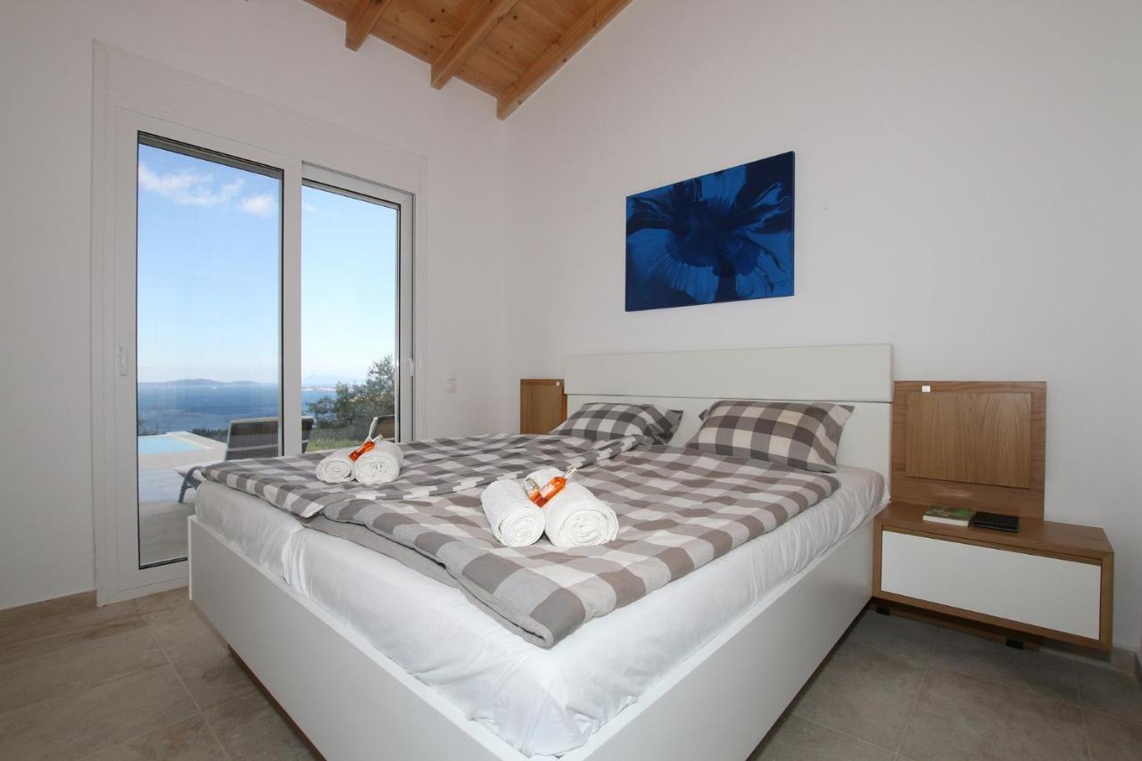 Sunset Sea View Villa 1 Ájos Jeórjos Eksteriør bilde