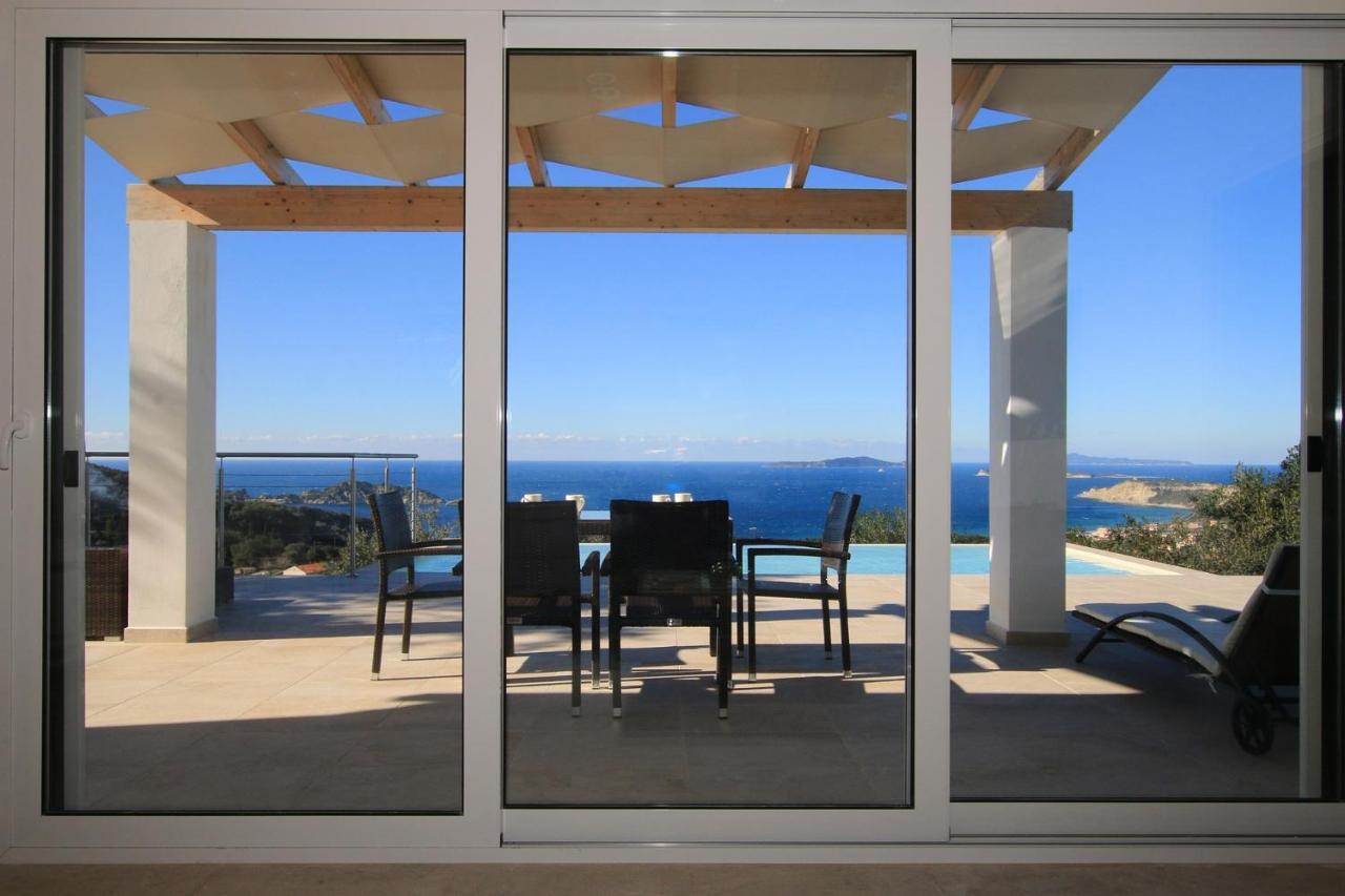 Sunset Sea View Villa 1 Ájos Jeórjos Eksteriør bilde