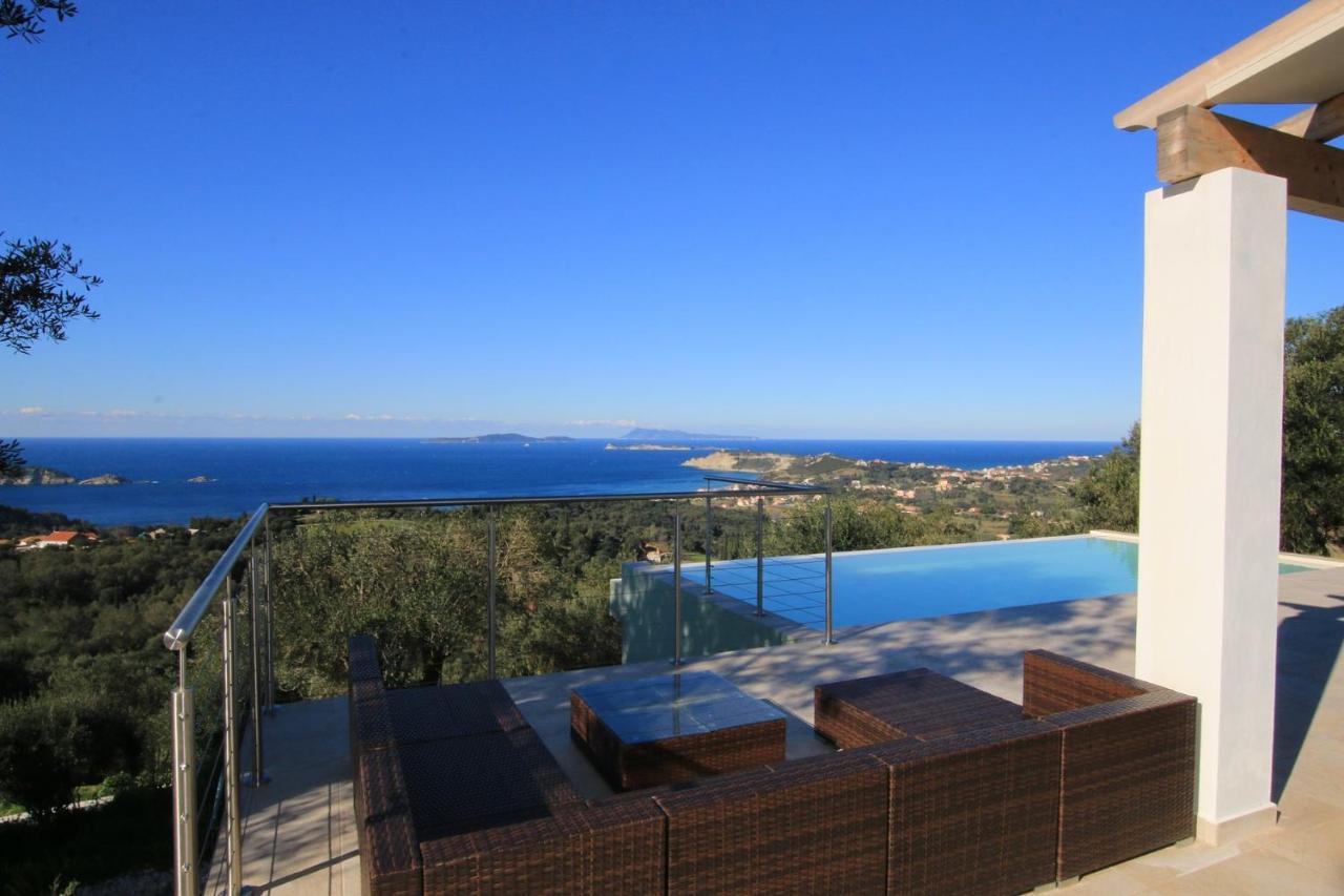 Sunset Sea View Villa 1 Ájos Jeórjos Eksteriør bilde