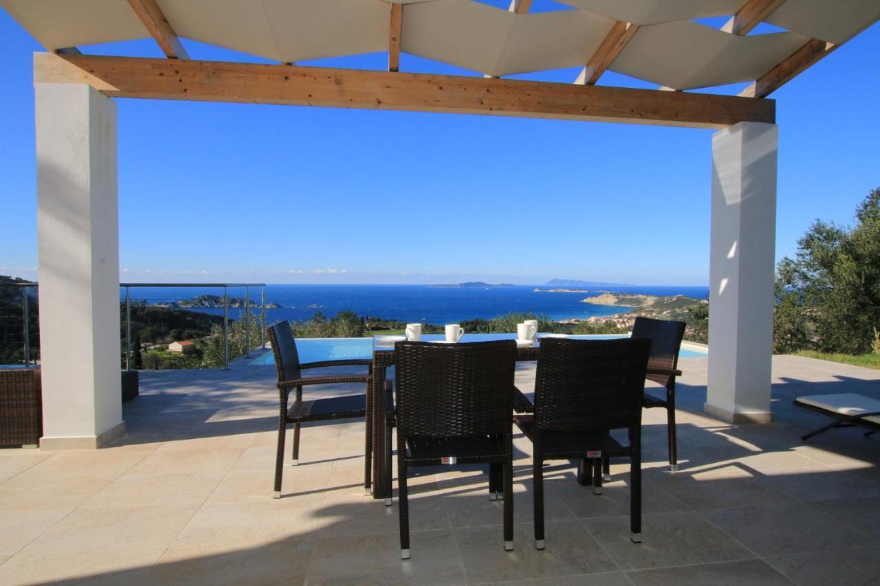 Sunset Sea View Villa 1 Ájos Jeórjos Eksteriør bilde