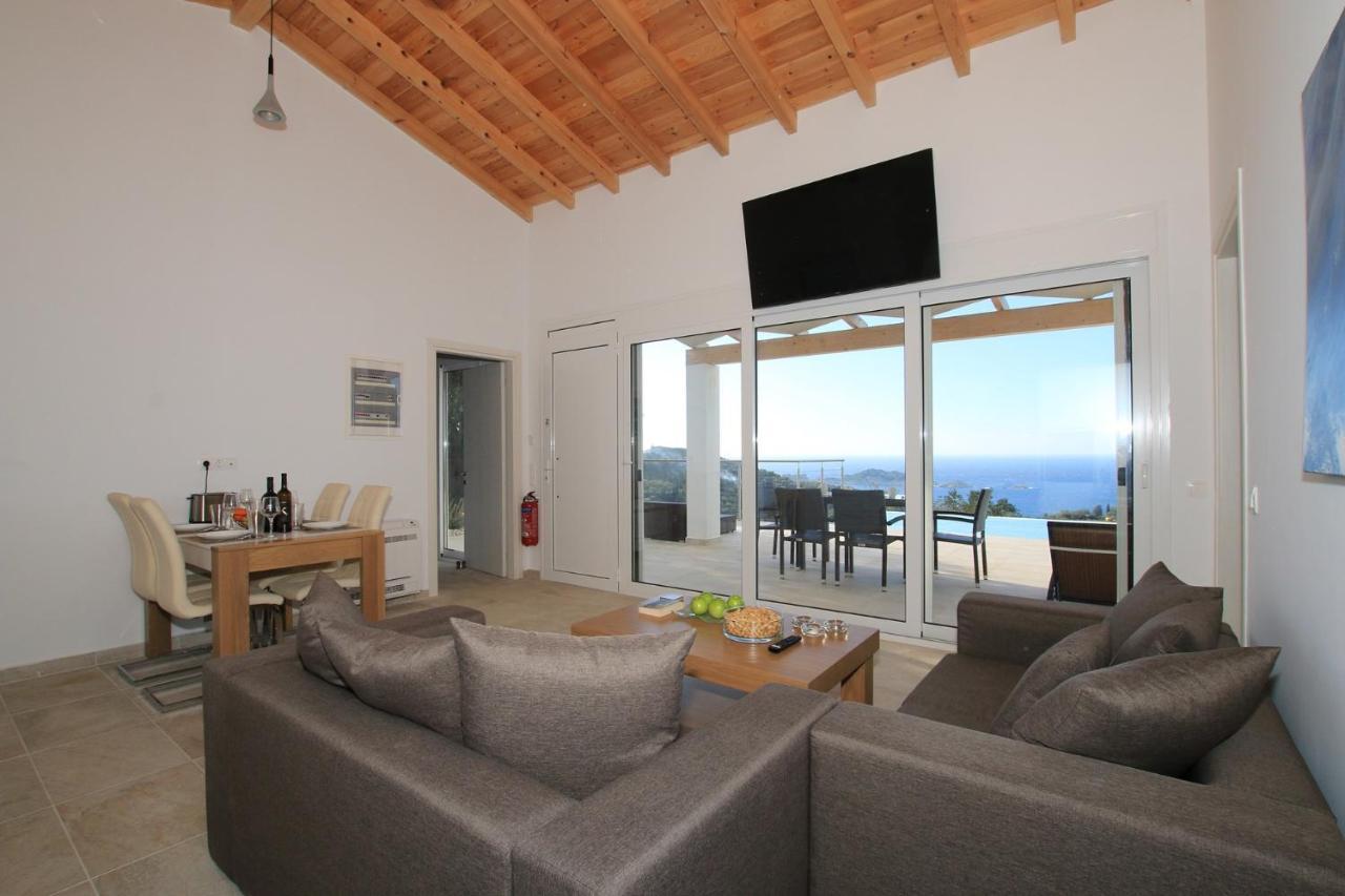 Sunset Sea View Villa 1 Ájos Jeórjos Eksteriør bilde