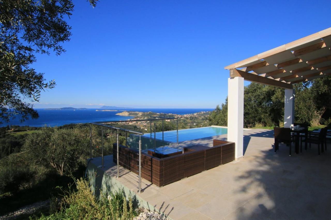 Sunset Sea View Villa 1 Ájos Jeórjos Eksteriør bilde